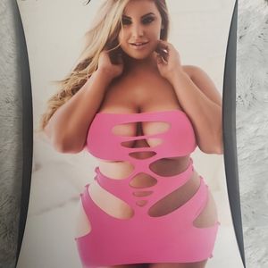 Solid Cut Killer Mini Body stocking Dress